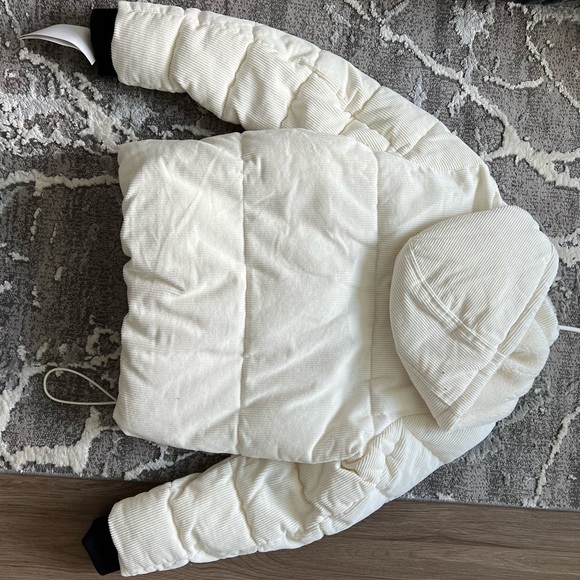 Calvin Klein Corduroy Hooded Puffer Jacket NWT - Picture 2 of 7